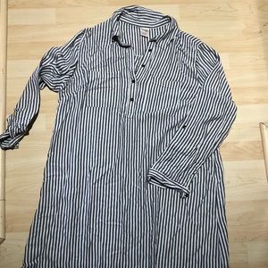 Terra & Sky Shirt Long Sleeve Dress size XL (14w)